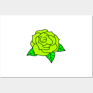 Green Roses Posters and Art